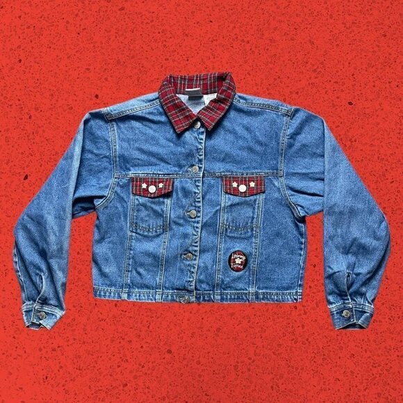 Vintage denim trucker jacket - Picture 2 of 5